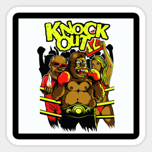 Knock Out Sticker